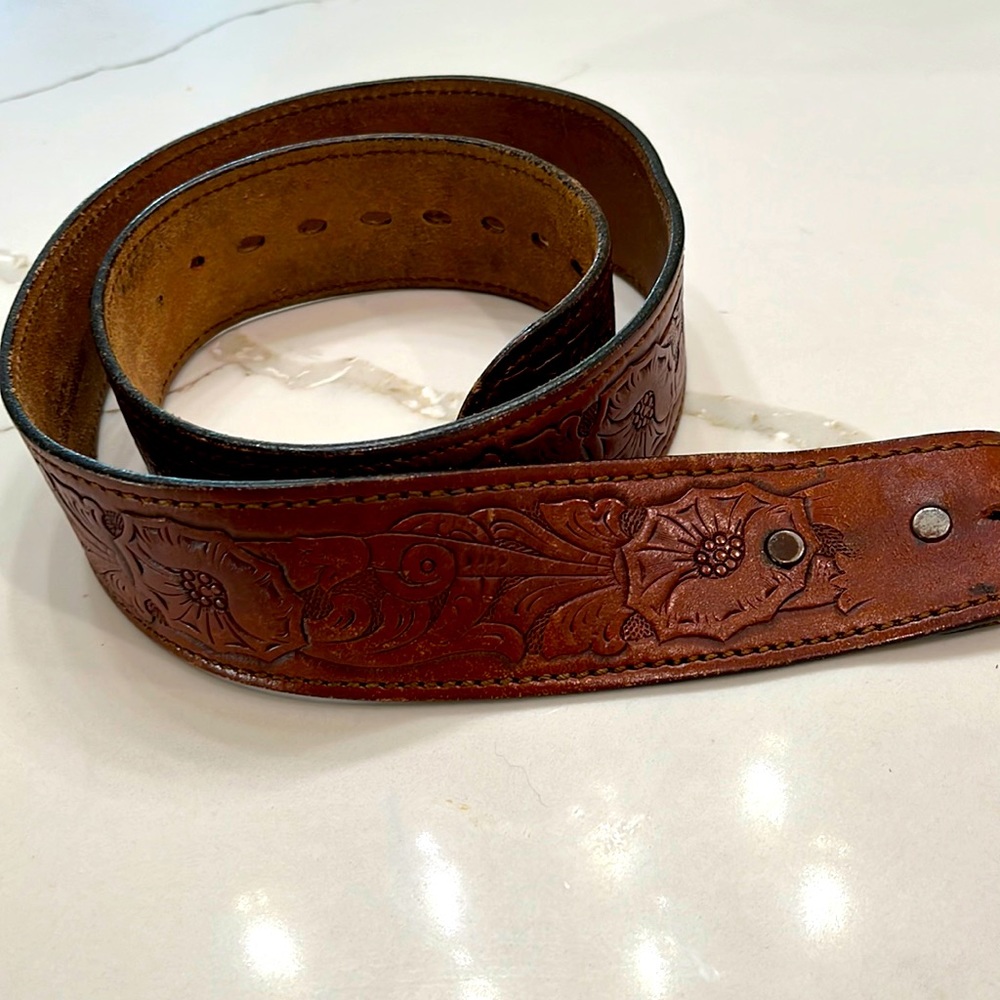 Vintage Western Leather belt